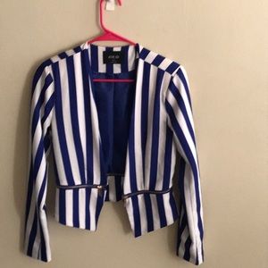 Blue and White Blazer